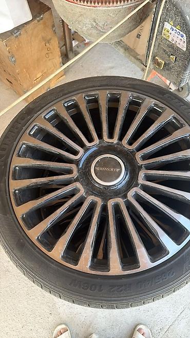 Комплект колес Mansory на 22 дюйма Диски и резина ездили один сезон at lalafo.kg Комплект колес Mansory на 22 дюйма Диски и резина ездили один сезон