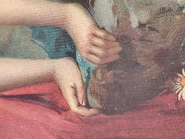 часы редкие: Репродукция картины "Нимфы у озера" (Hans Zatzka) Продаю красивую — 3