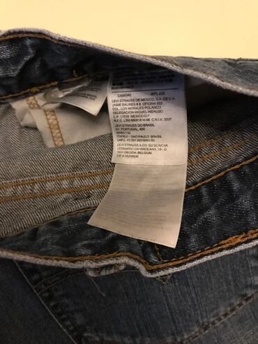 Farmerke: LeviS farmerice 38 - 40 / 2 kom. NOVE 100% cotton Polustruk 52cm — 8