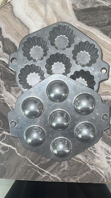 tartı: Şirniyyat qəlibləri, rəng - Boz, Metal — 2