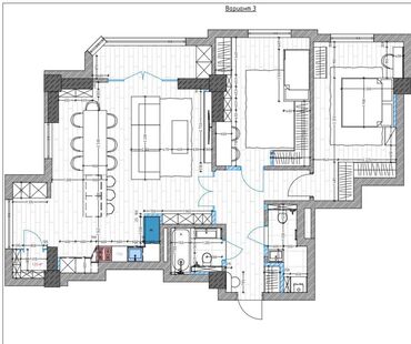 Продажа квартир: 3 комнаты, 100 м², Элитка, 14 этаж, ПСО (под самоотделку)