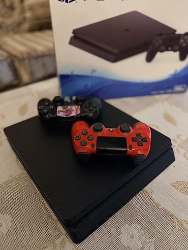 samovar ucuz qiymete: Sony PlayStation 4 Slim oyun konsolu - Model: PS4 Slim, Jet Black - — 2