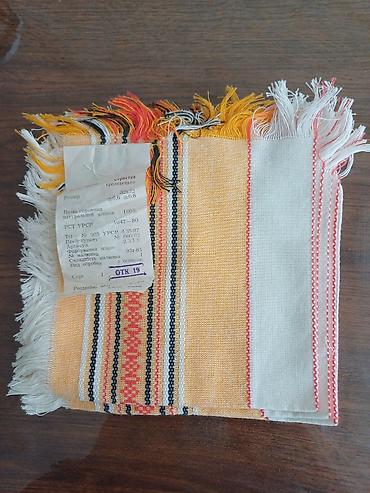 Текстиль: Məhsul: “Krolevets” naxışlı süfrə. dəsmalı - Material: 100% təbii — 1