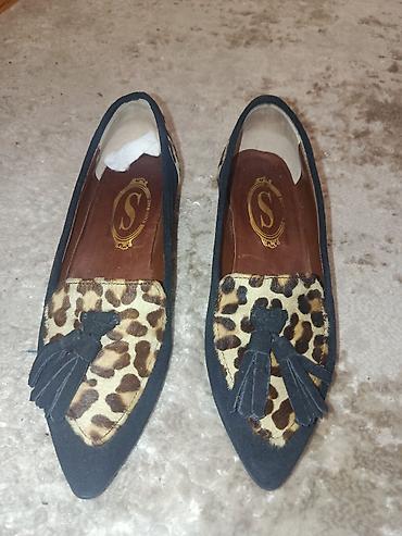 peko cipele: Hand made kozne zenske mokasine sa leopard uzorkom od prirodne dlake i — 2
