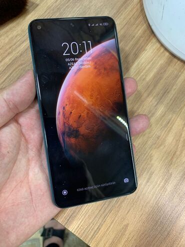 samsung note 9 qiymeti: Xiaomi Redmi Note 9, 64 GB, rəng - Mavi, 
 Barmaq izi, İki sim kartlı