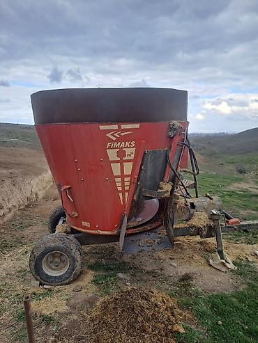 berde ferma: FIMAKS 3 m³ vertikal yem qarışdırıcı – traktorla qoşulan TMR mikser - — 1