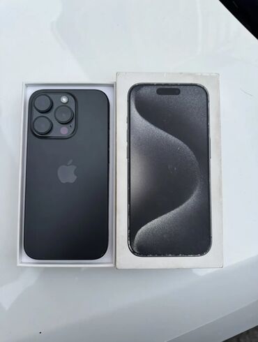 форестер 2015: IPhone 15 Pro, Колдонулган, 128 ГБ, Black Titanium, Коргоочу айнек, Каптама, Кабель, Бөлүп төлөө менен, 87 %