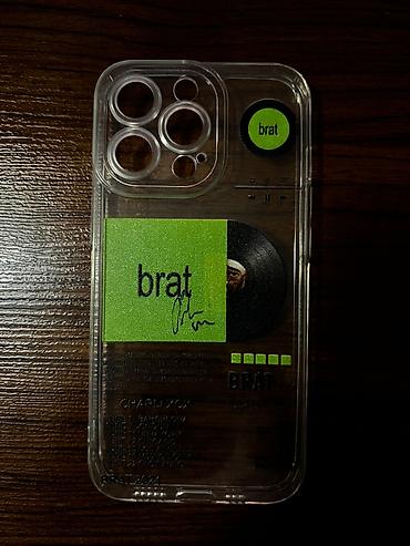 apple 13 pro adapter: Məhsul: “BRAT 2024” dizaynlı şəffaf telefon qabı - Model uyumluluğu — 1