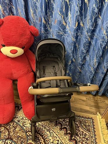 Gəzinti arabaları: Uşaq arabası – Kiddy (logo “Kiddy” görünür), tünd boz rəng. 260 alınıb — 3