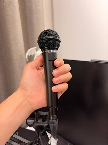 радиомикрафон шур: Shure SM58 Special Black Edition + держатель для микрофона Микрофон — 4