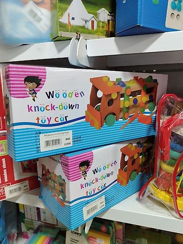 john wick: Деревянный конструктор «Wooden knock‑down toy car» - — 1