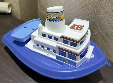 мишка б у: Игрушечный кораблик для игры в воде и на суше «Полесье». Новый. - — 1