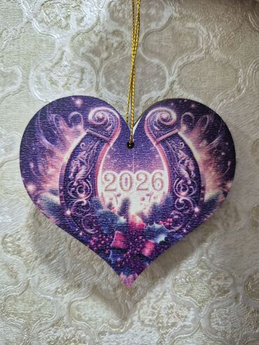 Yeni il oyuncaqları və bəzəkləri: Yeni il üçün əl işi bəzəklər və qapı asmaları - Temalar: at — 6