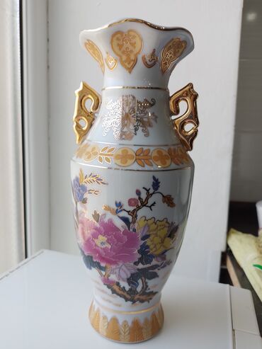ваза для цветов большая: Винтажная ваза керамика