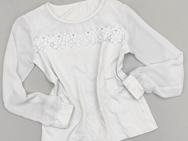 ażurowe białe bluzki: Blouse, S (EU 36), condition - Good