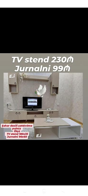 Yeni, TV stend, Jurnal masası lalafo.az -da Yeni, TV stend, Jurnal masası