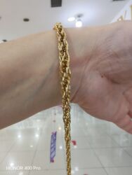 женские золотые серьги: Браслет, Желтое золото, 585 проба, 336 г at lalafo.az женские золотые серьги: Браслет, Желтое золото, 585 проба, 336 г