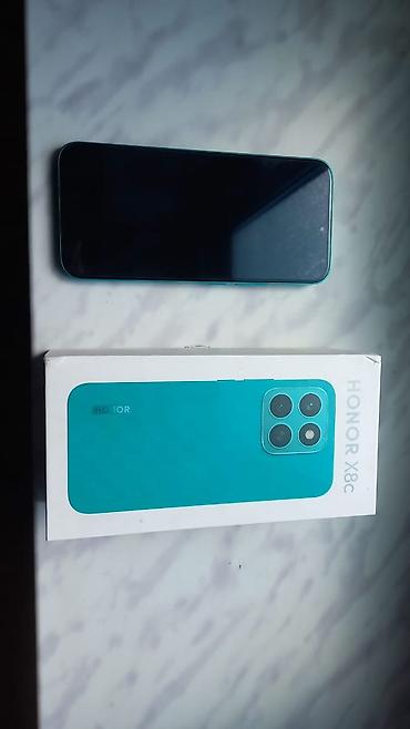 kredit nar nomreler: Honor X8c, 256 GB, rəng - Göy, Barmaq izi — 1