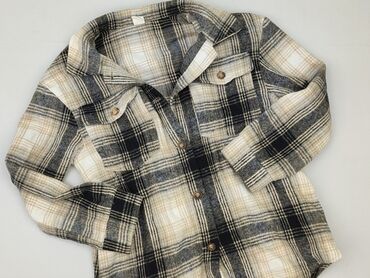 Shirt 10 years, condition - Very good, pattern - Cell, color - Multicolored