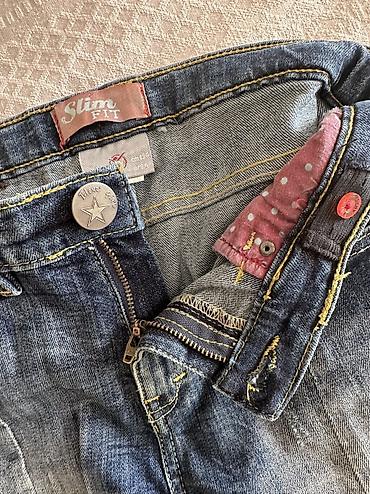 dar cins şalvarlar: Uşaq üçün “Slim Fit” cins şalvar - Model: Slim Fit, dar kəsim - Rəng — 5