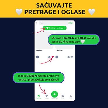 kako prijaviti: ❤️ Sačuvajte oglase i pretrage koje vas zanimaju i pronađite ih kad — 1