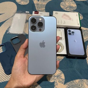 airdots pro: IPhone 13 Pro, 128 ГБ, Sierra Blue, Гарантия, Face ID, С документами