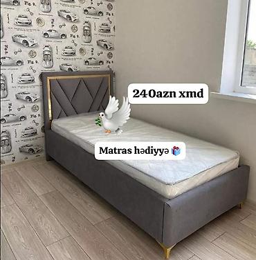 Çarpayılar: Yeni, Təknəfərlik çarpayı, Bazasız, Matras ilə, Siyirməsiz — 1