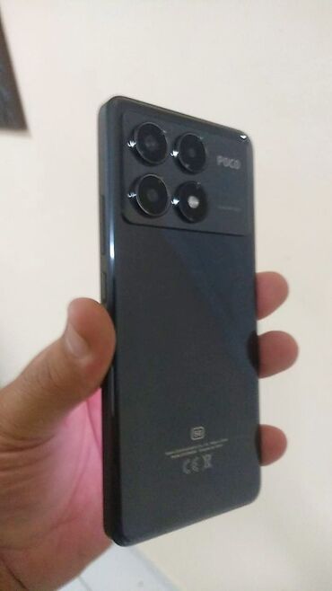 игравой ноутбуки: Poco X6 Pro 5G, Колдонулган, 256 ГБ, түсү - Кара, 2 SIM