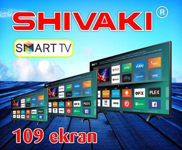 smart tv 82: Teze televizorlar Shivaki 82 smart android - 300 azn shivaki 109