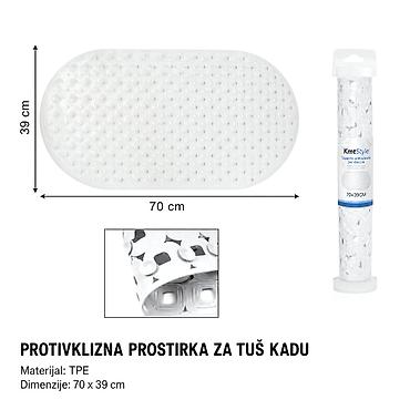 prostirke za vezbanje pepco: KMT Ovalna prostirka za kupatilo, bela 3213159 - Brend: Kmt Style - — 1