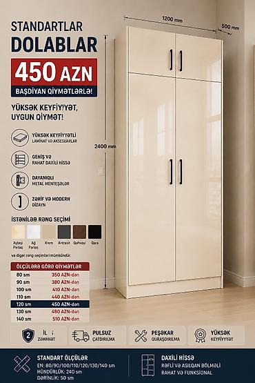 samavar qiyməti: Standart dolablar – yüksək keyfiyyət, uyğun qiymət! Başlayan — 1