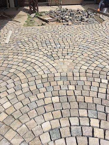 Евробрусчатка: Гранитная брусчатка (пиленно-колотая, полнопиленная, галтованная) — 16