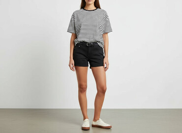 kurtki skorzane spodenki: Miss RJ, Shorts for women, size L