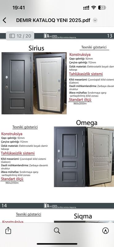 Giriş qapıları: Mənzil üçün Yeni Giriş qapısı 90x205 sm Zamok ilə, Zəmanətli, Pulsuz quraşdırma, Pulsuz çatdırılma — 6