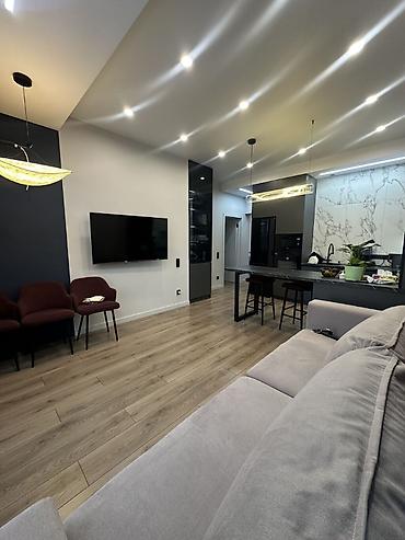 14: 2 комнаты, 55 м², Асанбай мкр Элитка, 6 этаж, Дизайнерский ремонт — 1