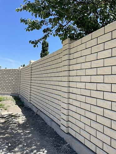 Заборы из пескоблока: Заборы из пескоблока — 5