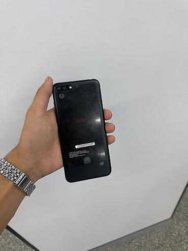 huawei telefon: Huawei Y6, Б/у, 16 ГБ, цвет - Черный, 2 SIM — 2