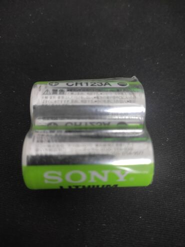 video kamera soni: CR123A аккумуляторы 3 v Soni