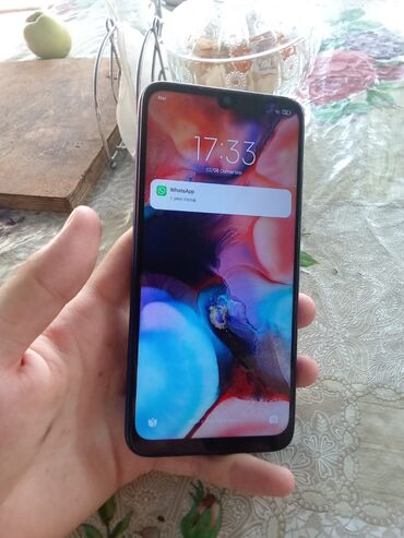 telefon ucun flash kart: Redmi Note 7, 64 ГБ, цвет - Синий, Гарантия, Сенсорный, Отпечаток пальца