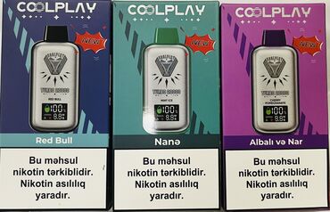 Qəlyan, vayp və aksesuarları: Yeni coolplay 20Min tustu