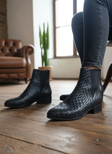 Botinka və botilyonlar: Ölçü: 39, rəng - Qara, Yeni — 3