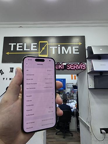 iphone 1x: IPhone 14 Pro, 128 GB, Qızılı, Zəmanət, Simsiz şarj, Face ID — 3