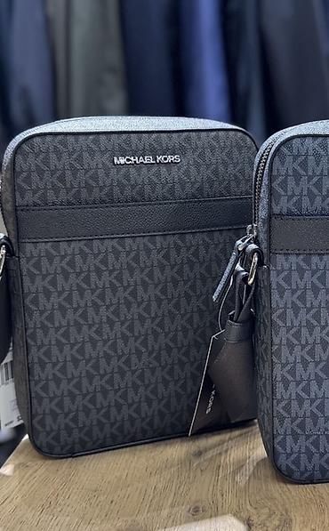 Классическая сумка, Michael Kors, Материал: Экокожа, Застежка на молнии, Мужские, Новый