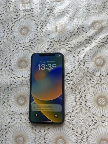 бу стралный: IPhone X, Колдонулган, 256 ГБ, Кара, 100 %