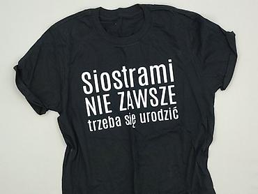 bluzki czarne basic: T-shirt damski, rozmiar S — 1