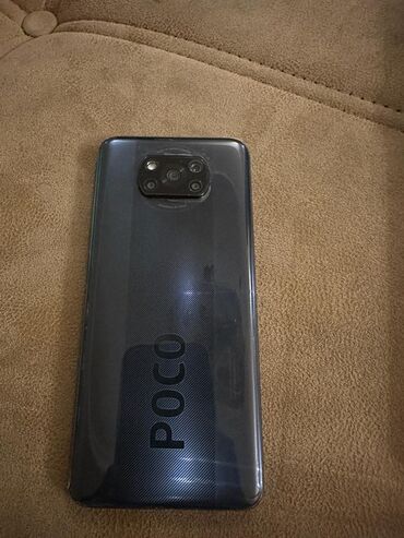 telefon a 10: Poco X3 NFC, 128 GB, rəng - Boz, Sensor, Face ID, Sənədlərlə