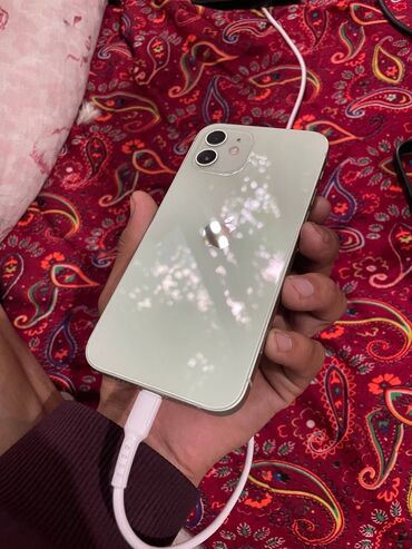 чехол прозрачный: IPhone 12, Колдонулган, 256 ГБ, Коргоочу айнек, Каптама, Куту, 85 %