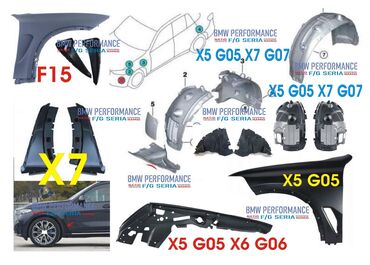 Digər nəqliyyat: Bmw f10 f20 f30 f32 f36 g11 g20 g30 g22 g30 f90 x5 f15 f85 g05 x6 f16 — 11