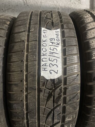 Шины: Шины 235 / 45 / R 19, Зима, Б/у, Комплект, Легковые, Корея, Hankook