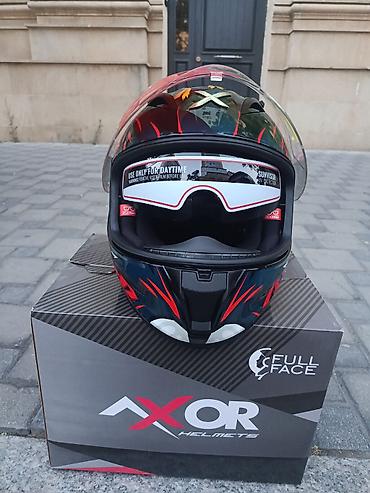 moto aranda: AXOR Full Face motosiklet dəbilqəsi – Street 2 model Kask təzədi — 4